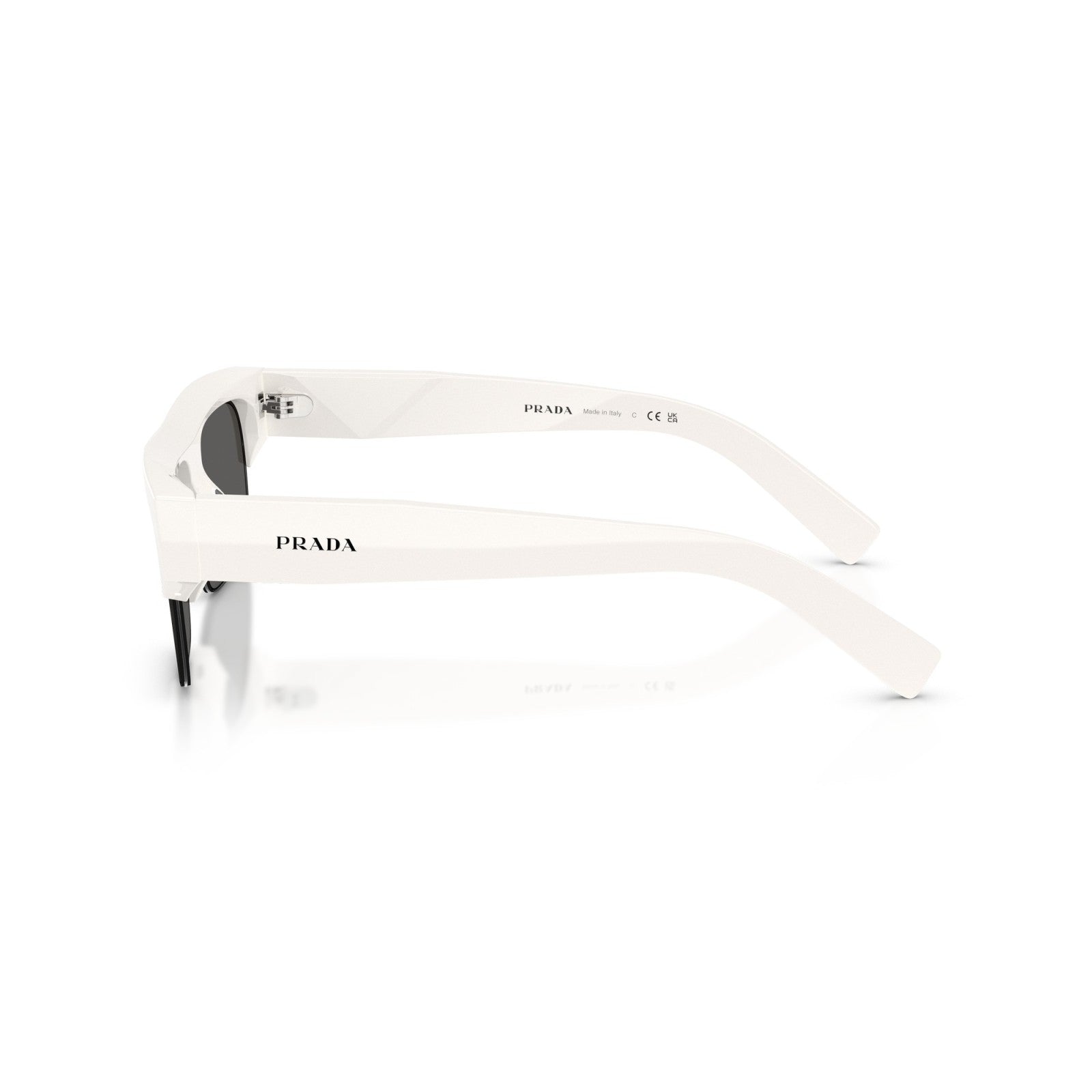 Prada PR D12SU - 46120Z Bianco | Occhiale Da Sole Uomo