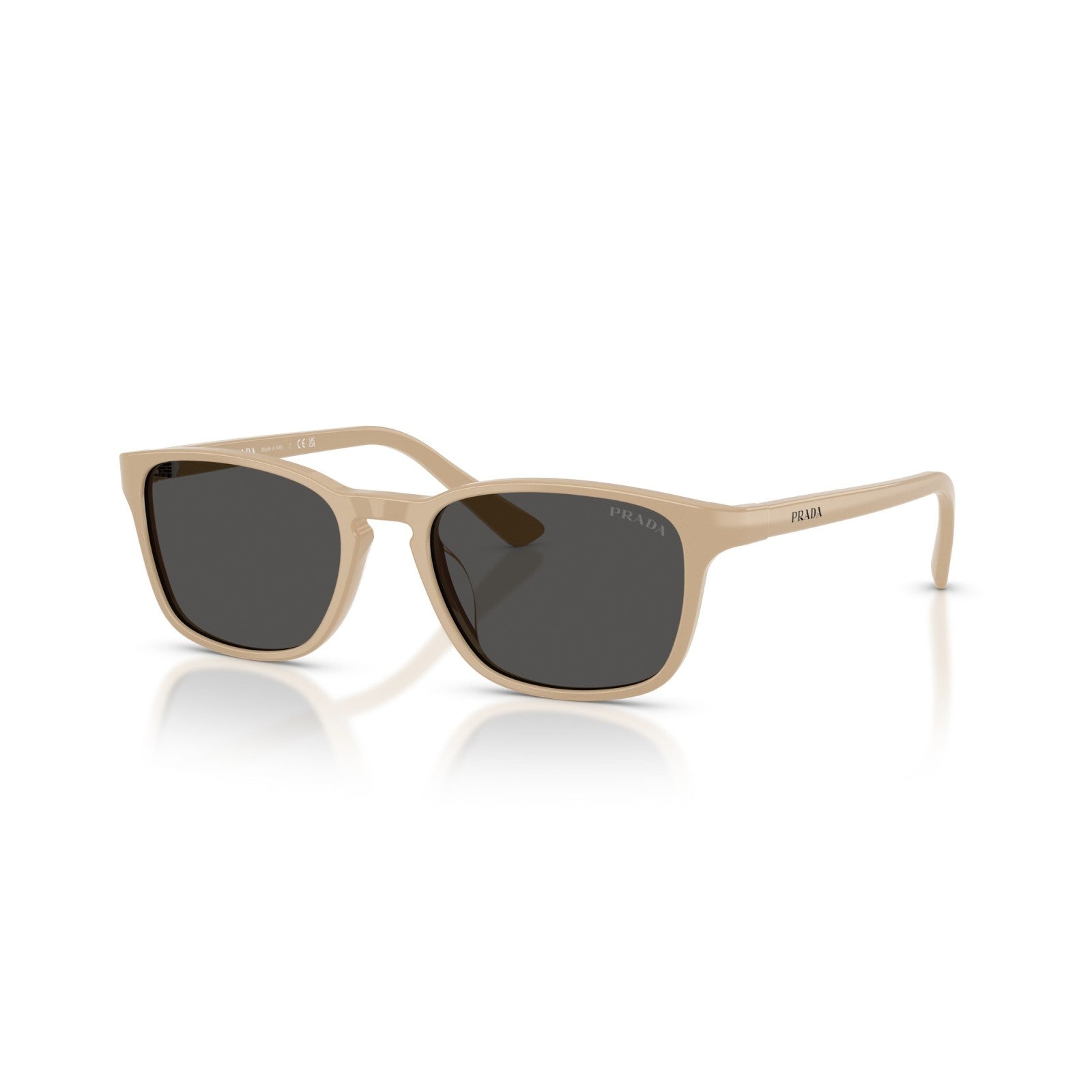 Prada PR D13SU - 26I08Z Beige Scuro | Occhiale Da Sole Uomo