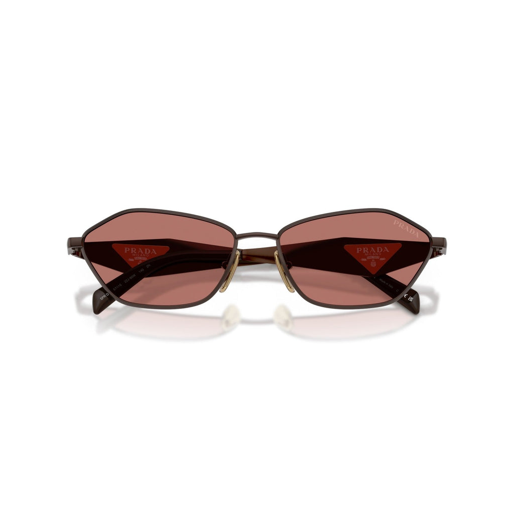 Prada PR D50S - 22J80W Sigaro Satinato | Occhiale Da Sole Donna