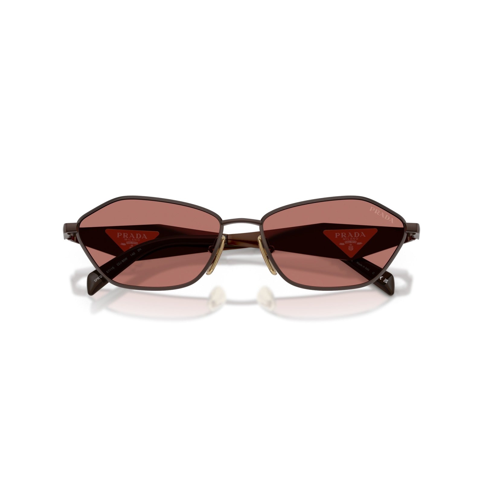 Prada PR D50S - 22J80W Sigaro Satinato | Occhiale Da Sole Donna