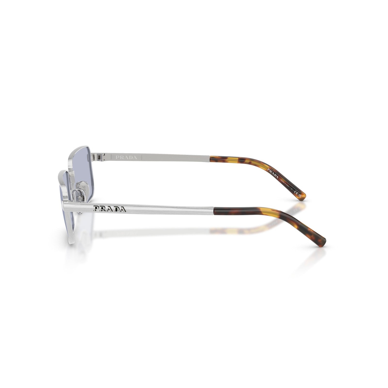Prada PR D54S - 04K30X Argento Satinato | Occhiale Da Sole Uomo