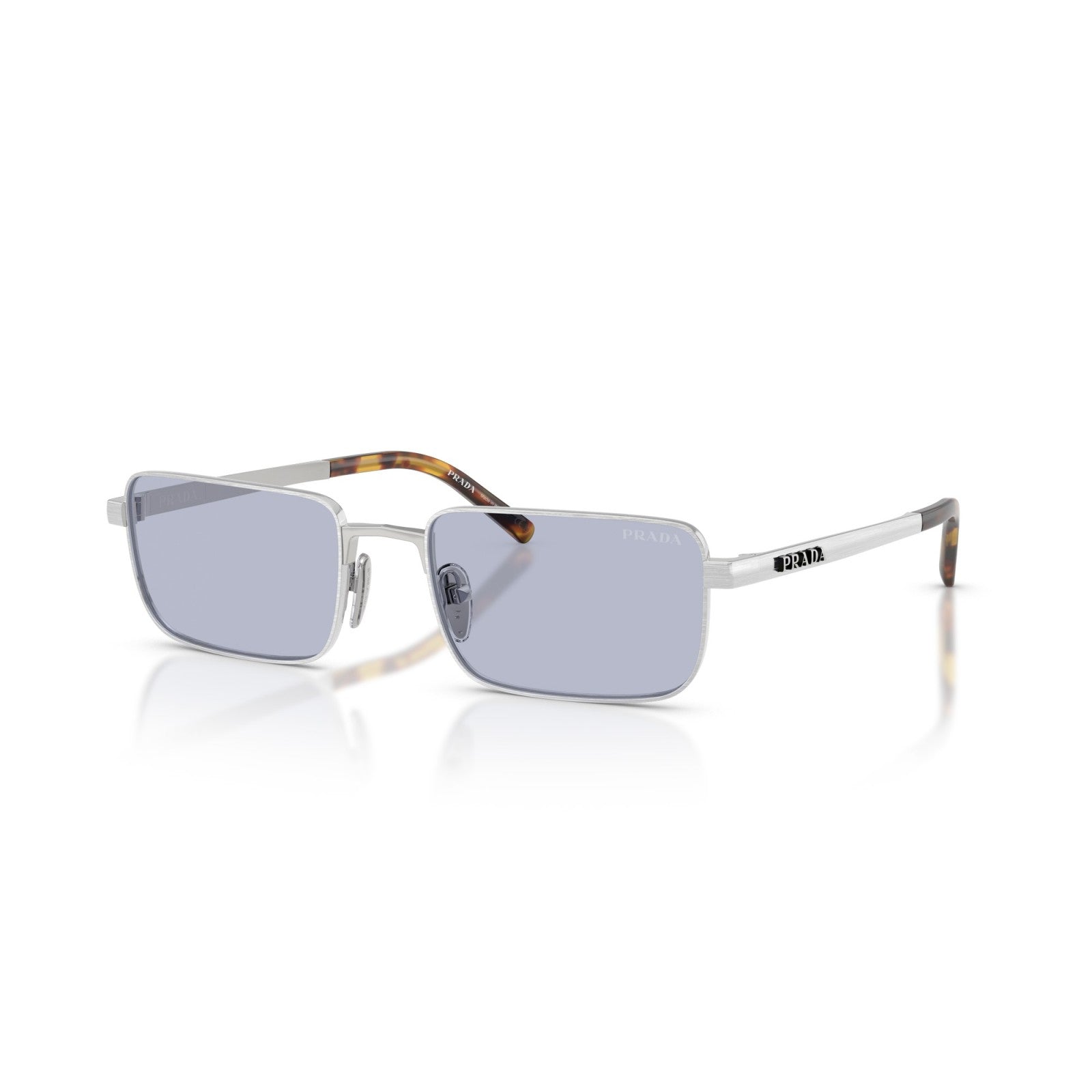 Prada PR D54S - 04K30X Argento Satinato | Occhiale Da Sole Uomo