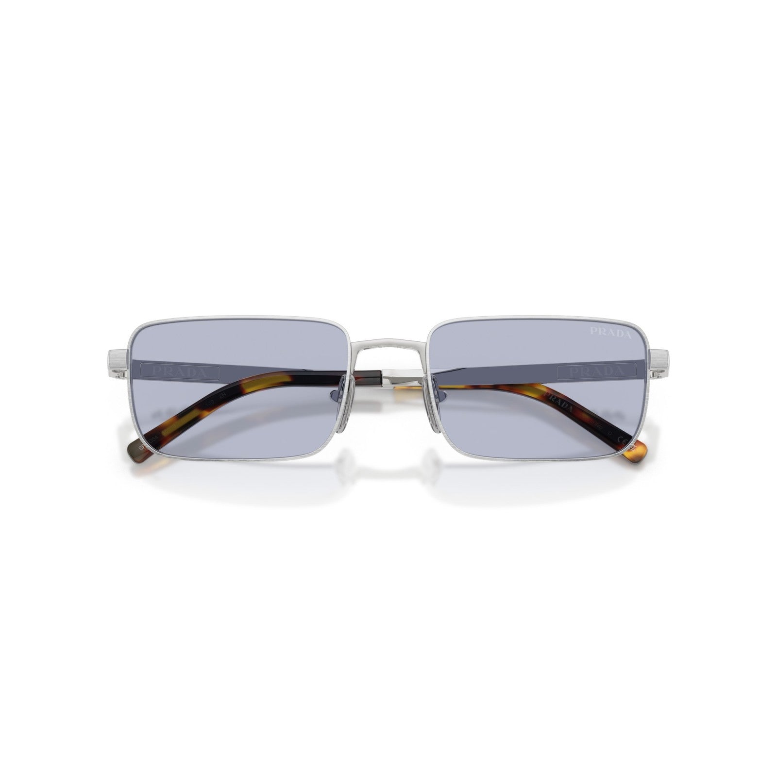 Prada PR D54S - 04K30X Argento Satinato | Occhiale Da Sole Uomo