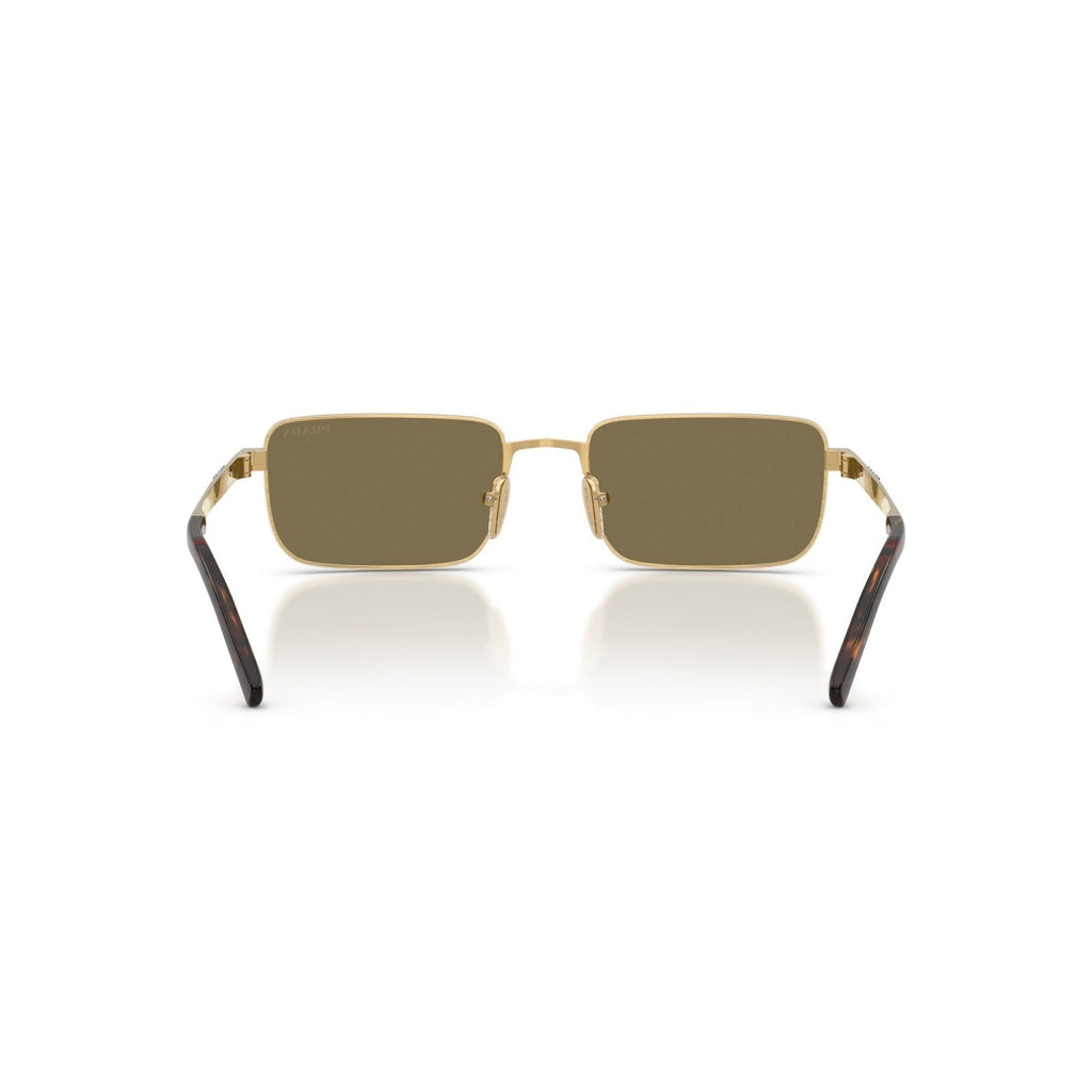 Prada PR D54S - 24J90F Oro Satinato | Occhiale Da Sole Uomo
