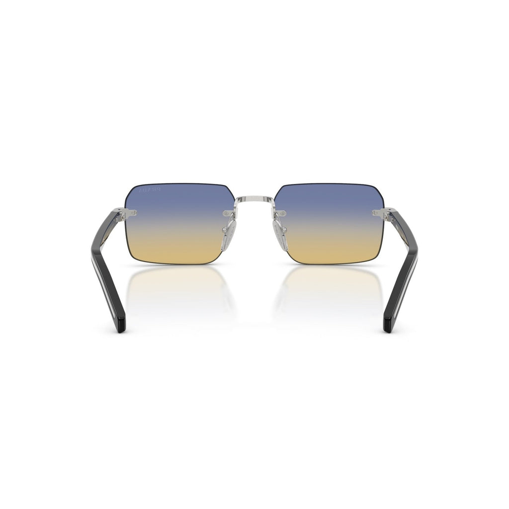 Prada PR D55S - 1BC50E Argento | Occhiale Da Sole Uomo