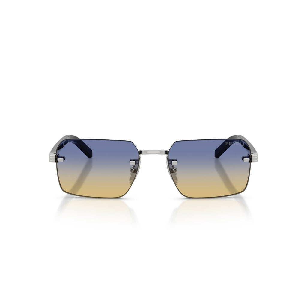 Prada PR D55S - 1BC50E Argento | Occhiale Da Sole Uomo