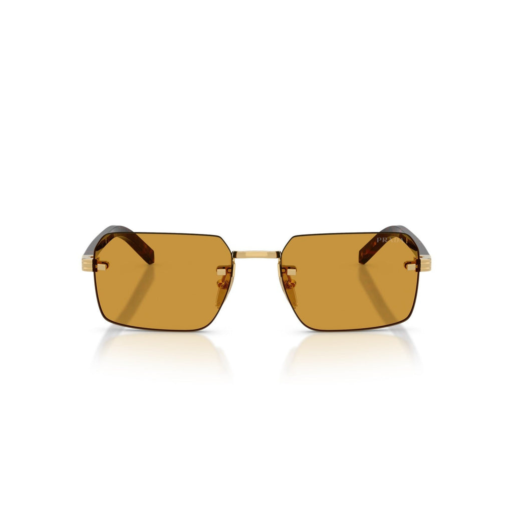 Prada PR D55S - 5AK50P Oro | Occhiale Da Sole Uomo