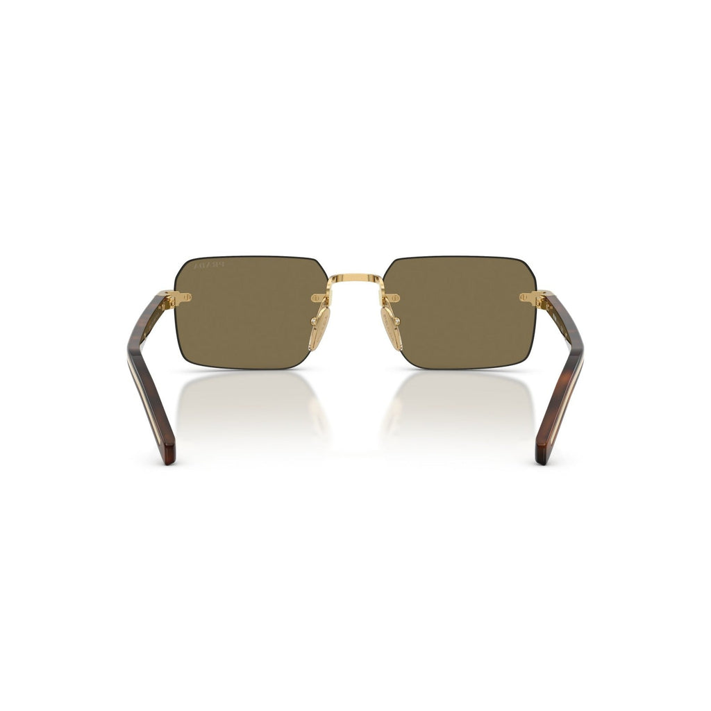 Prada PR D55S - 5AK90F Oro | Occhiale Da Sole Uomo