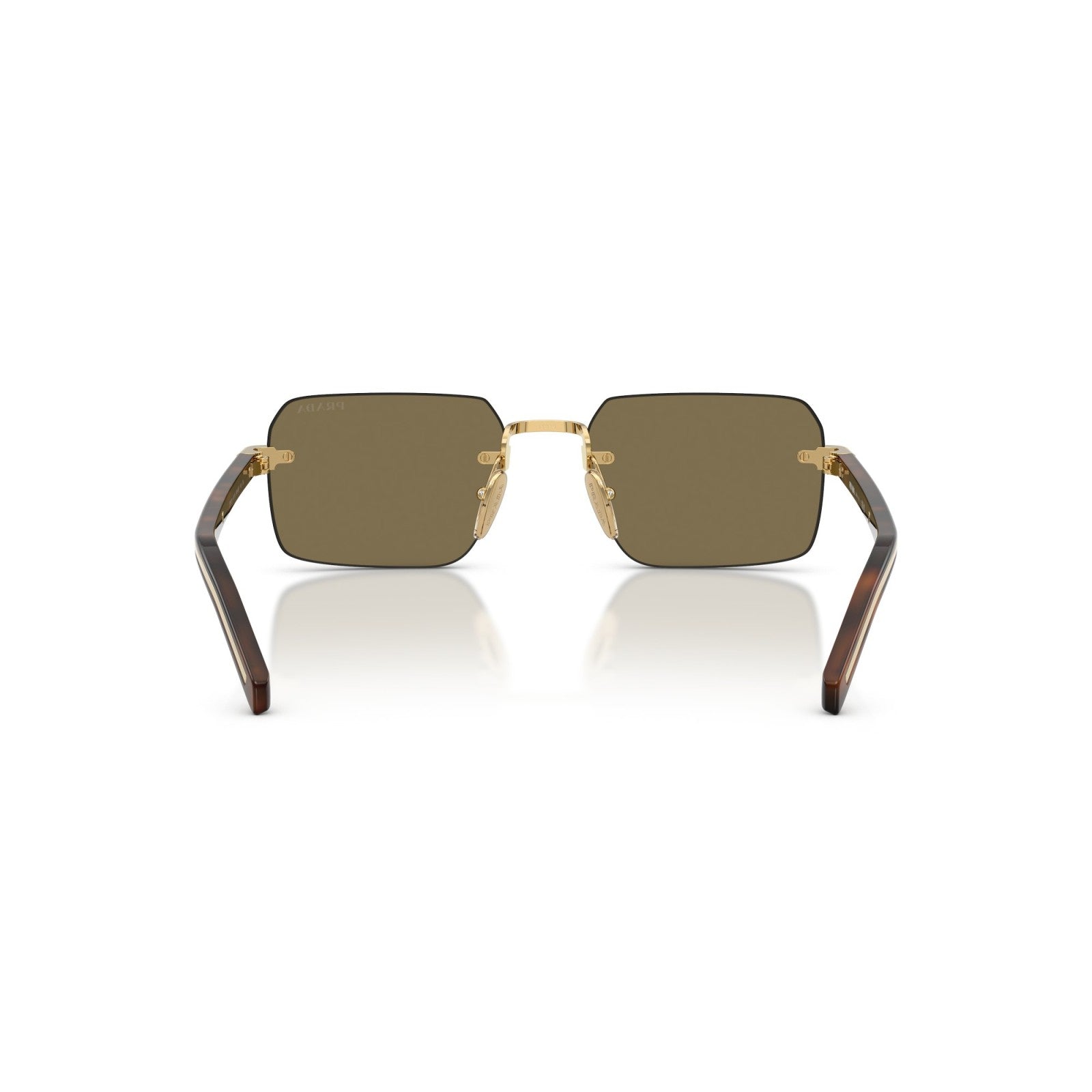 Prada PR D55S - 5AK90F Oro | Occhiale Da Sole Uomo
