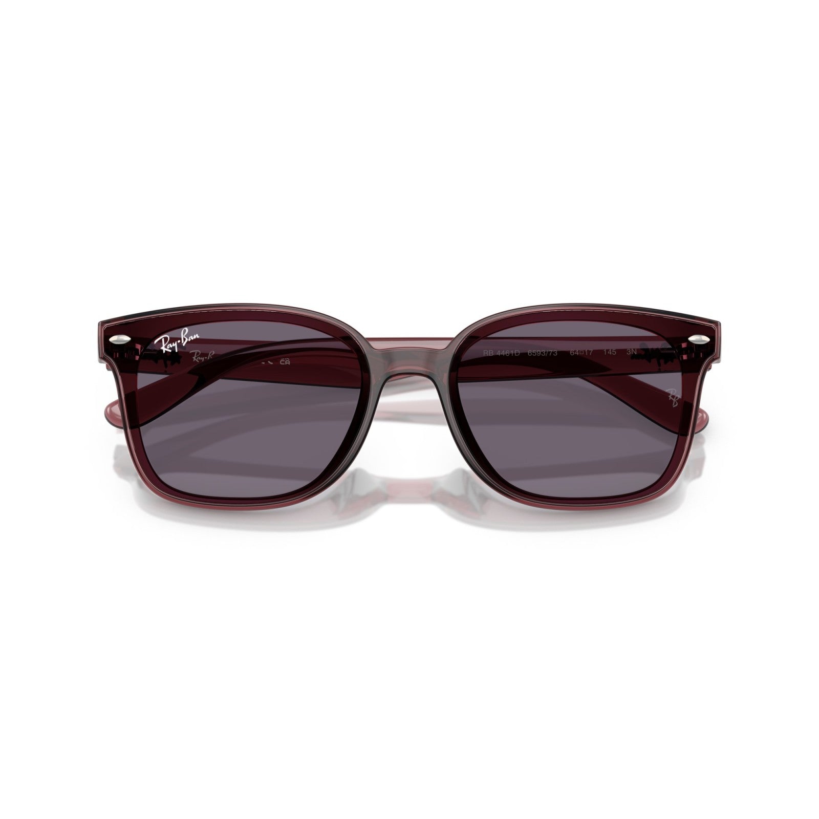 Ray-Ban RB 4461D - 659373 Marrone Scuro Trasparente | Occhiale Da Sole Unisex