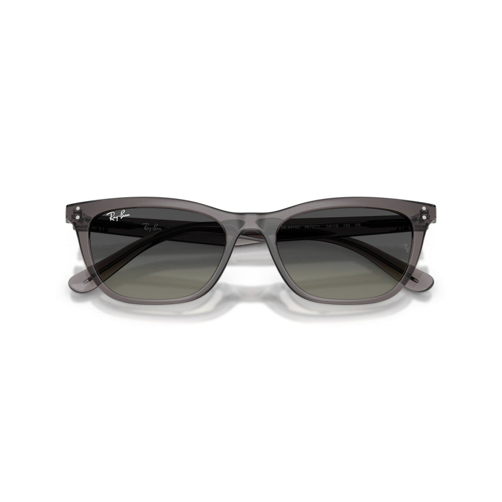 Ray-Ban RB 4474D - 667511 Grigio Scuro Trasparente | Occhiale Da Sole Unisex