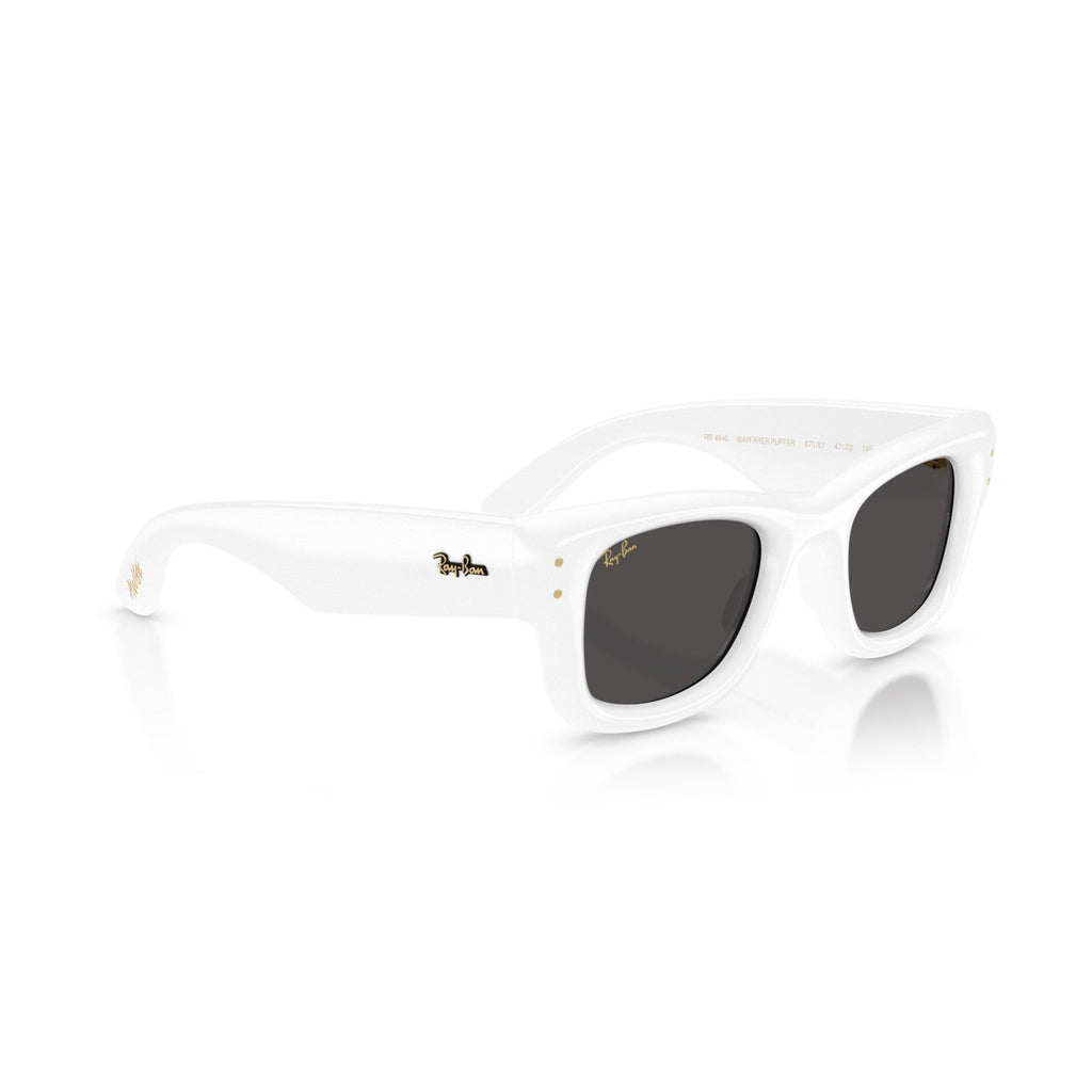 Ray-Ban RB 4940 Wayfarer Puffer 671/87 Bianco | Occhiale Da Sole Unisex