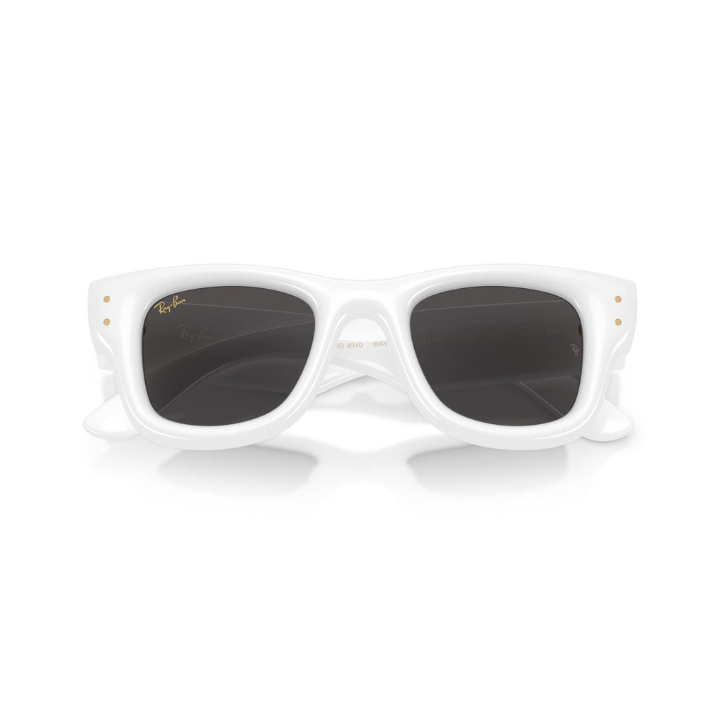 Ray-Ban RB 4940 Wayfarer Puffer 671/87 Bianco | Occhiale Da Sole Unisex
