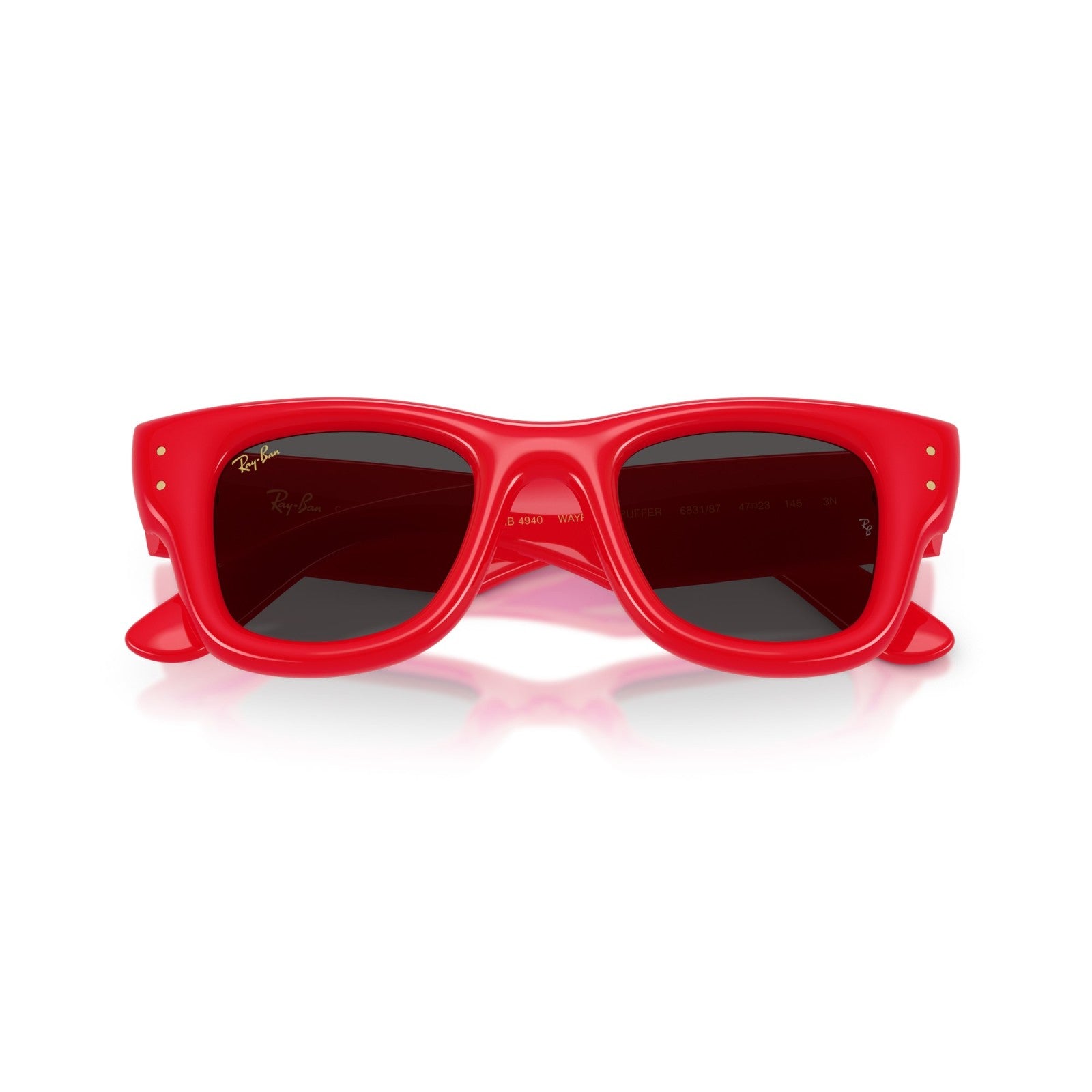 Ray-Ban RB 4940 Wayfarer Puffer 683187 Rosso | Occhiale Da Sole Unisex