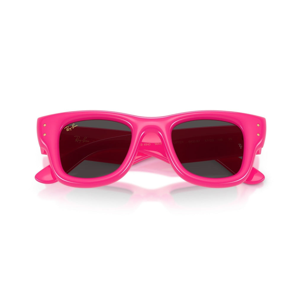 Ray-Ban RB 4940 Wayfarer Puffer 683287 Fucsia | Occhiale Da Sole Unisex