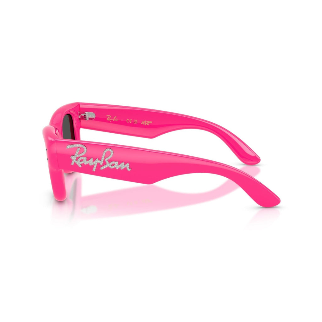 Ray-Ban RB 4940B Wayfarer Puffer 686287 Rosa E Strass | Occhiale Da Sole Unisex
