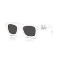Ray-Ban RB 4940B Wayfarer Puffer 686387 Bianco E Strass | Occhiale Da Sole Unisex