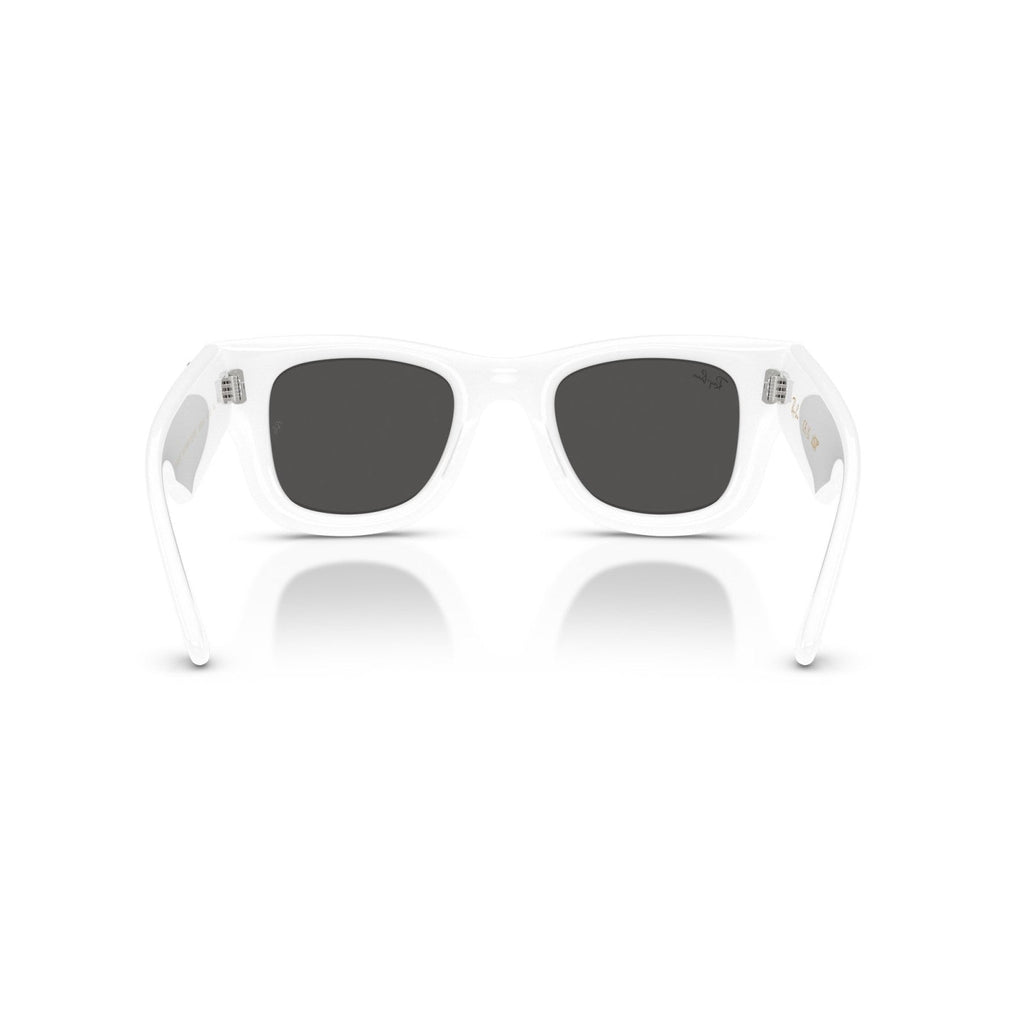Ray-Ban RB 4940B Wayfarer Puffer 686387 Bianco E Strass | Occhiale Da Sole Unisex