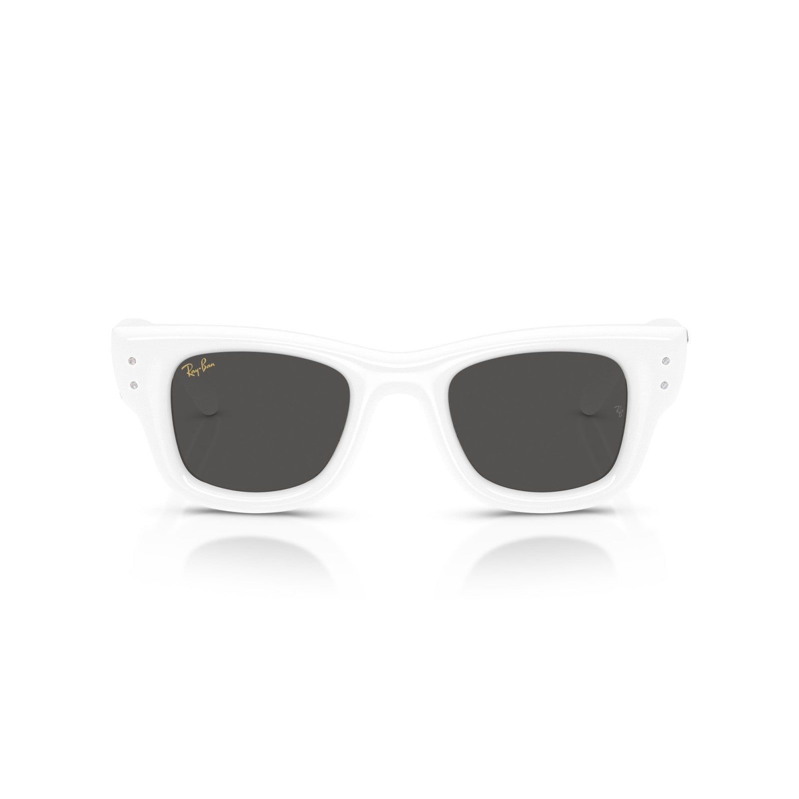 Ray-Ban RB 4940B Wayfarer Puffer 686387 Bianco E Strass | Occhiale Da Sole Unisex