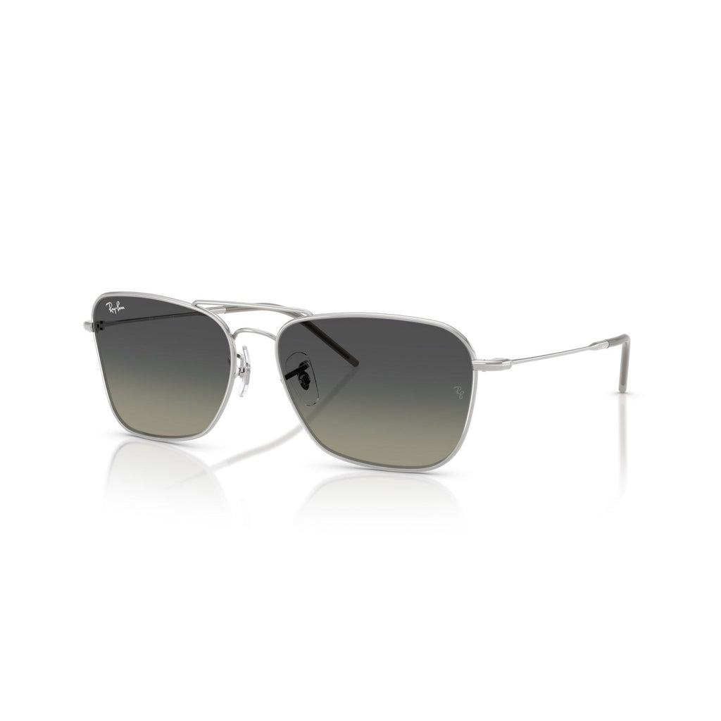 Ray-Ban RB R0102S Caravan Reverse 003/GS Argento | Occhiale Da Sole Unisex