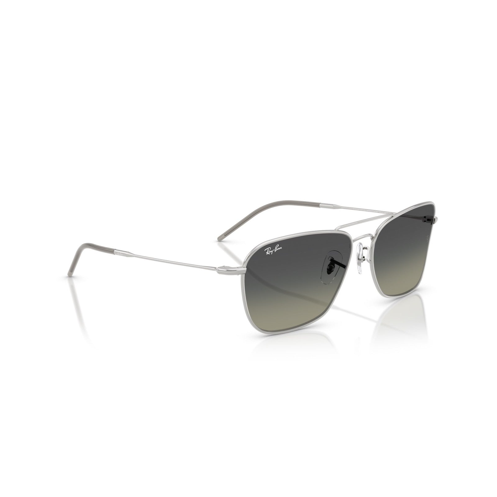 Ray-Ban RB R0102S Caravan Reverse 003/GS Argento | Occhiale Da Sole Unisex
