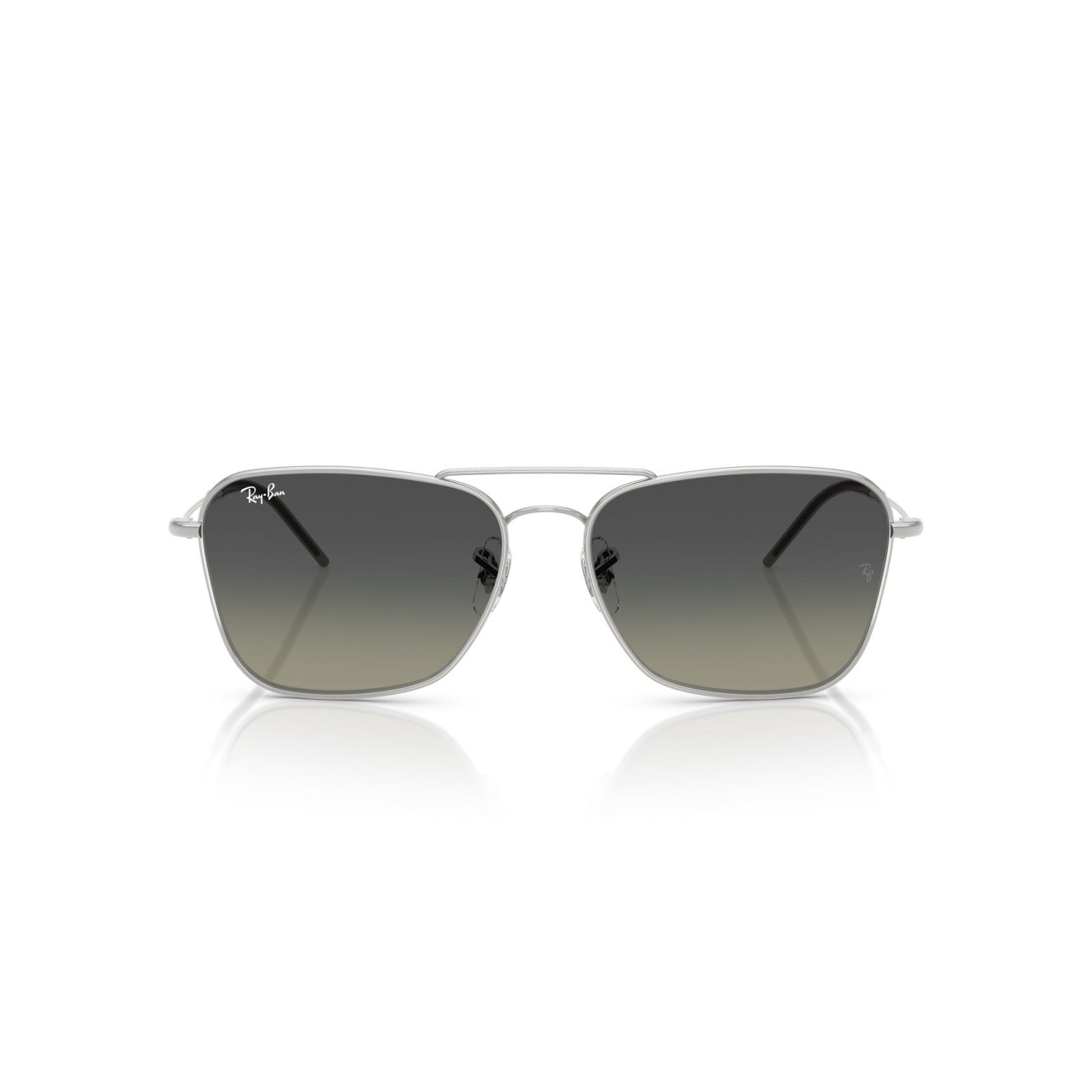 Ray-Ban RB R0102S Caravan Reverse 003/GS Argento | Occhiale Da Sole Unisex