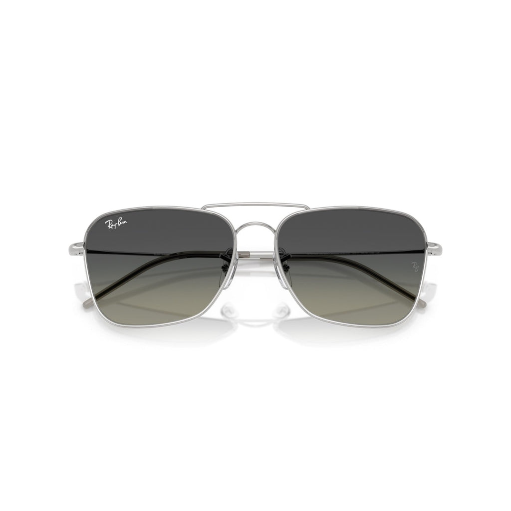 Ray-Ban RB R0102S Caravan Reverse 003/GS Argento | Occhiale Da Sole Unisex