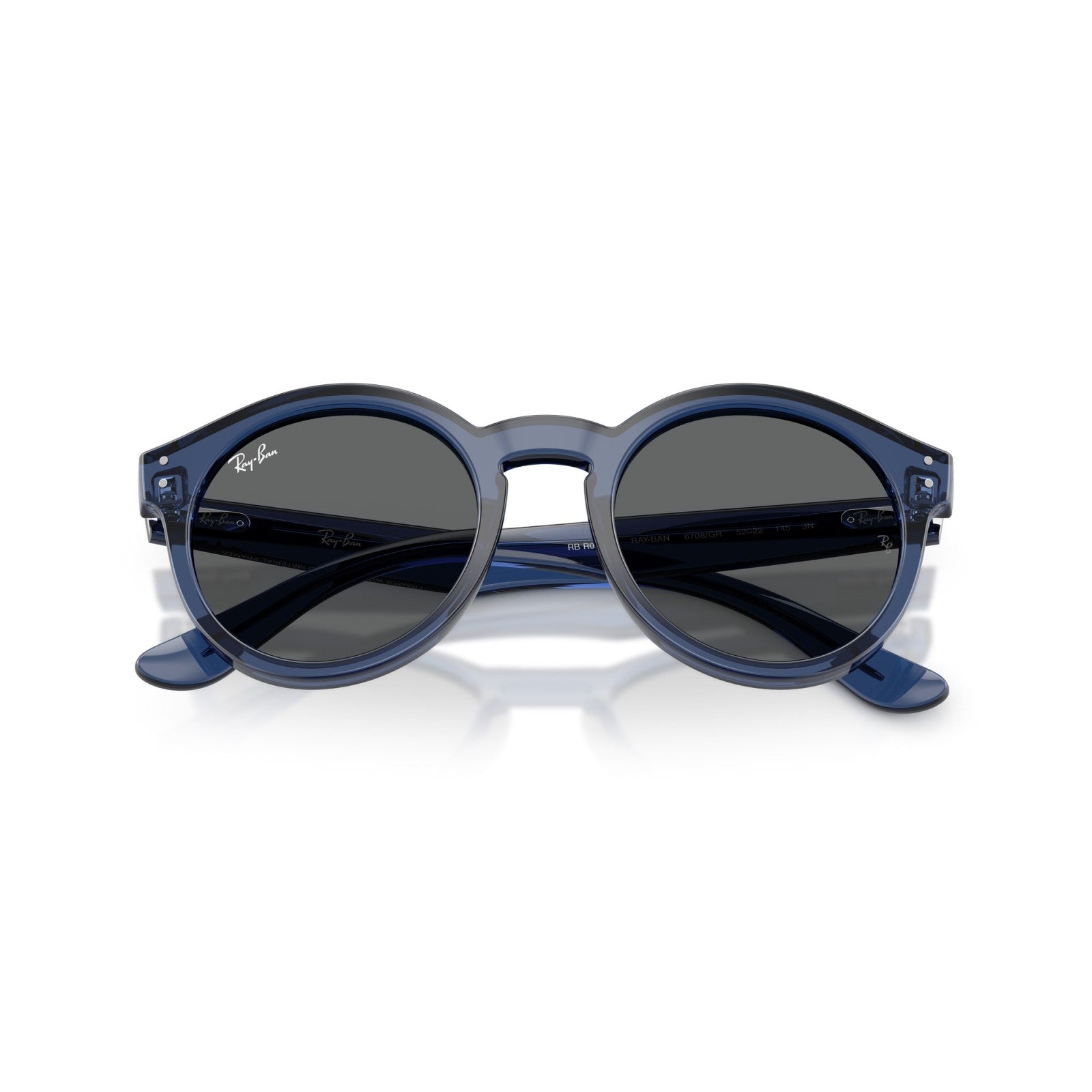Ray-Ban RB R0505S - 6708GR Blu Navy Trasparente | Occhiale Da Sole Unisex