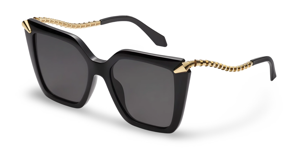 BVLGARI Occhiali Da Sole a Farfalla Neri