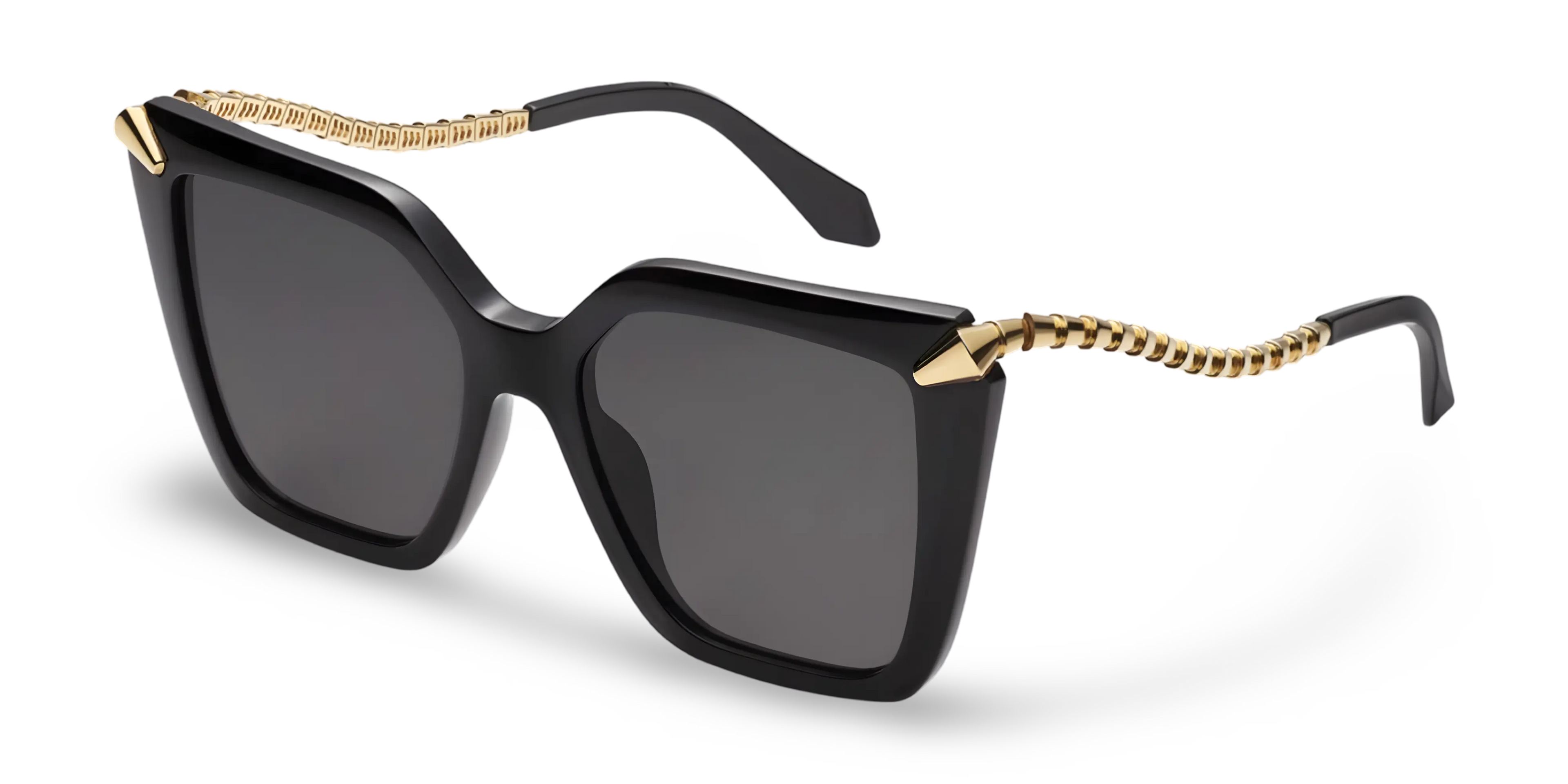 BVLGARI Occhiali Da Sole a Farfalla Neri
