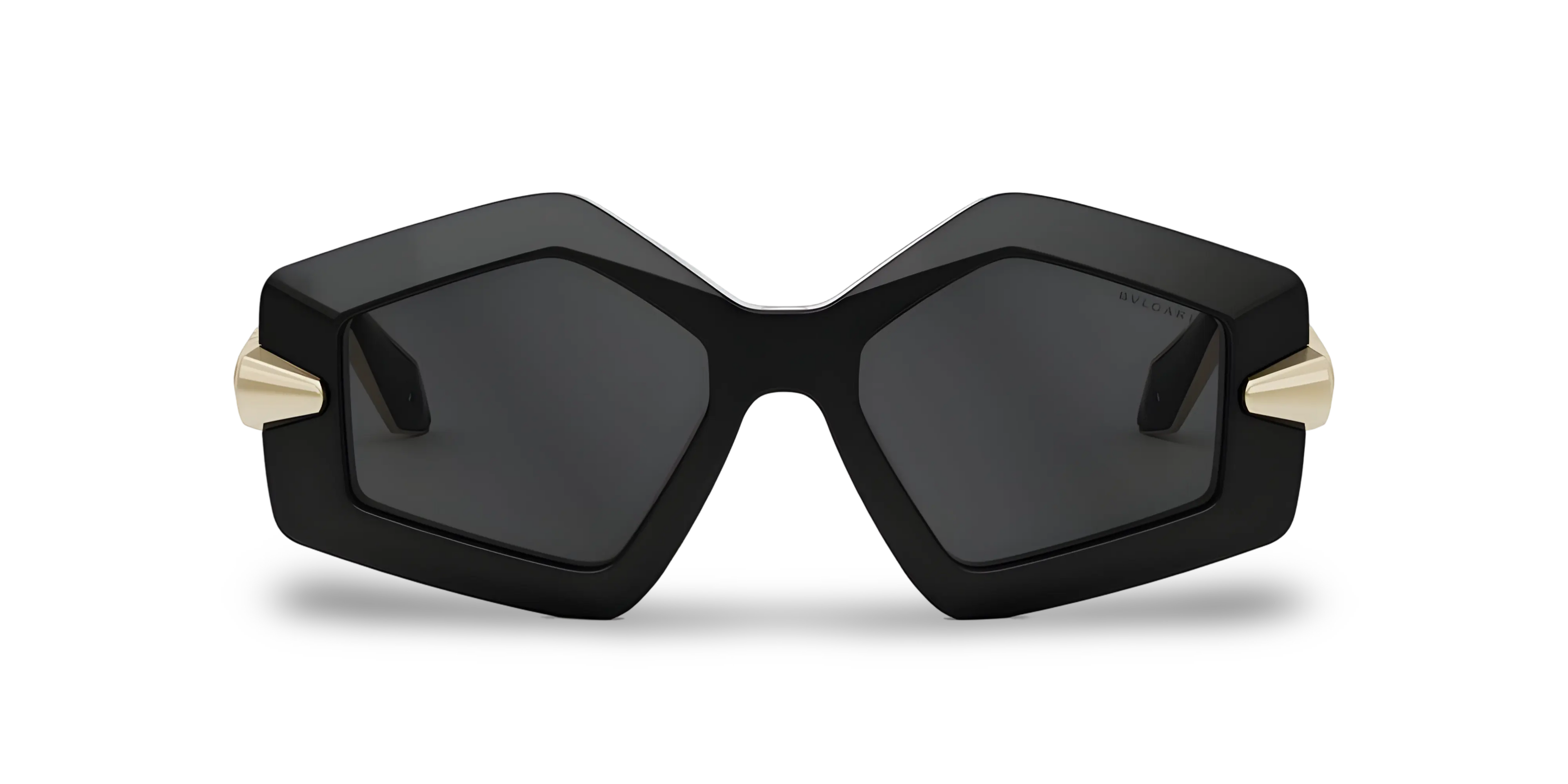 BVLGARI Occhiali Da Sole Geometrico Nero
