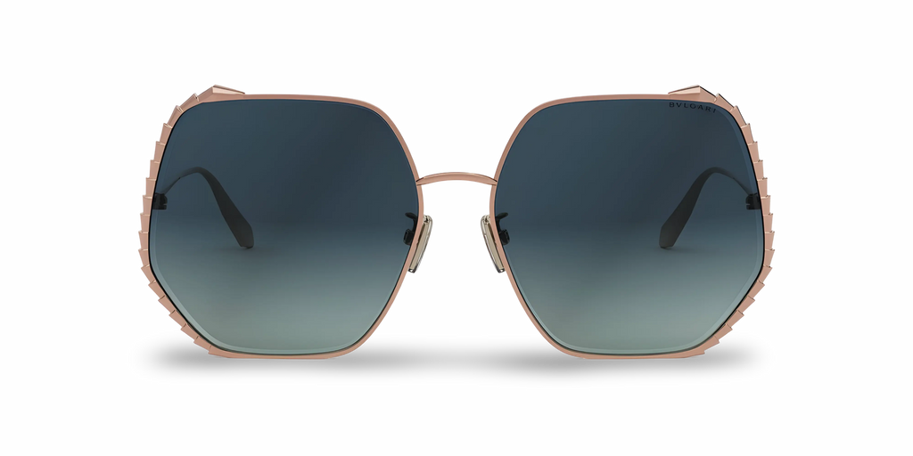 BVLGARI Occhiali Da Sole Geometrico Oro