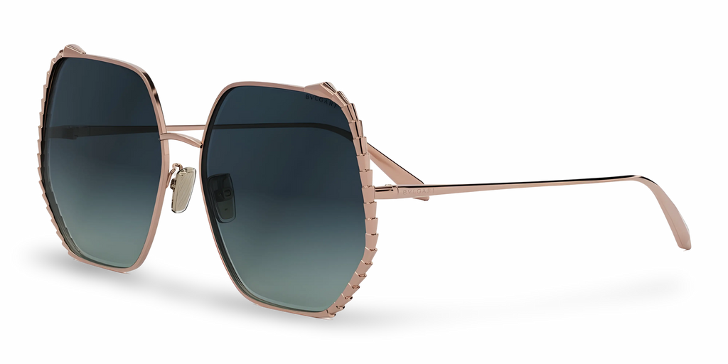 BVLGARI Occhiali Da Sole Geometrico Oro
