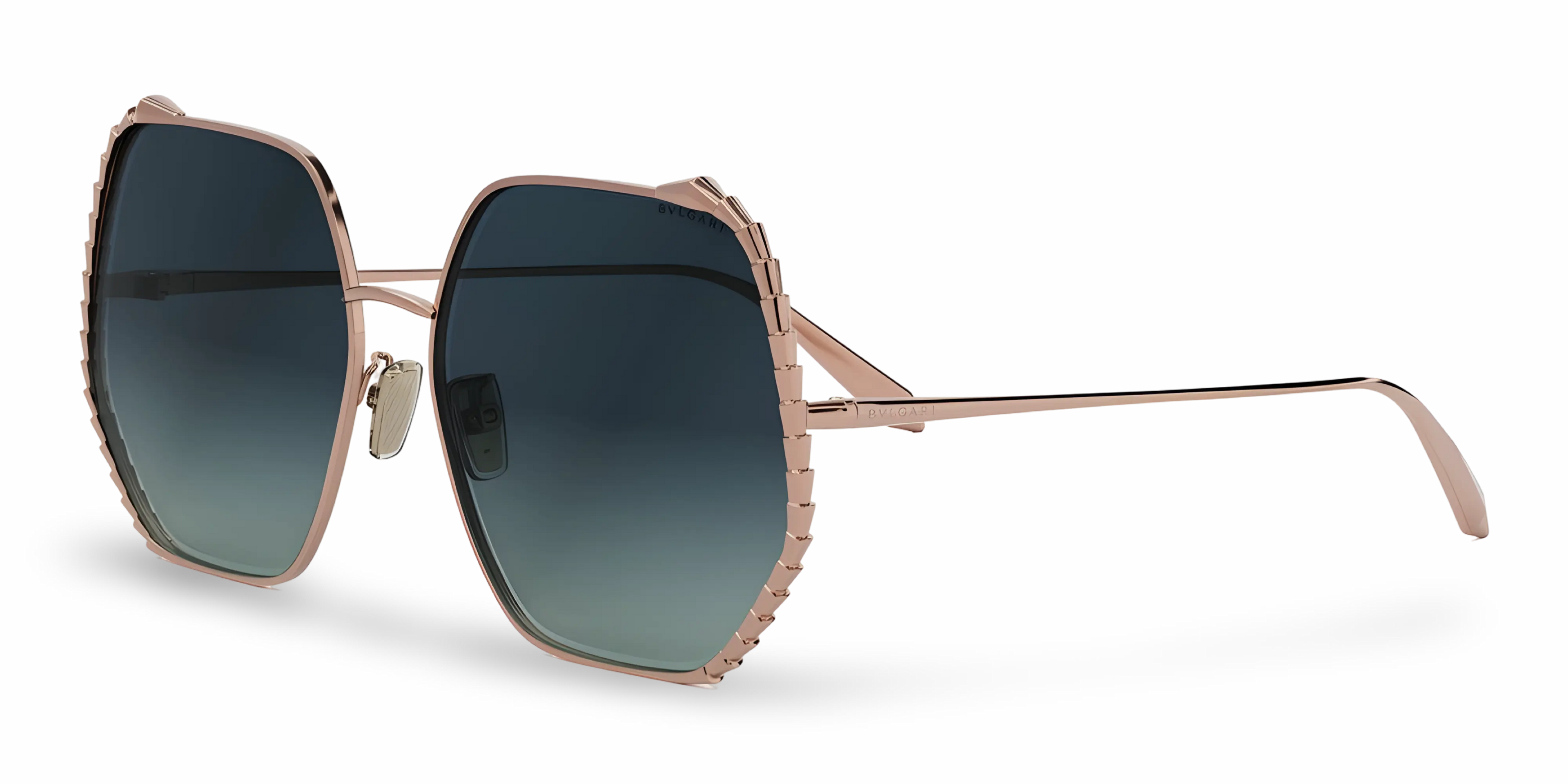 BVLGARI Occhiali Da Sole Geometrico Oro