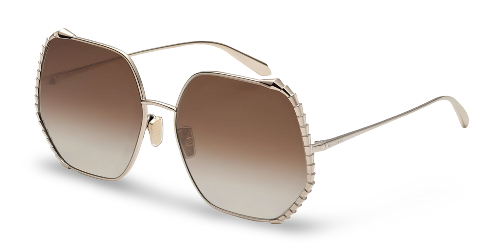 BVLGARI Occhiali Da Sole Geometrico Oro
