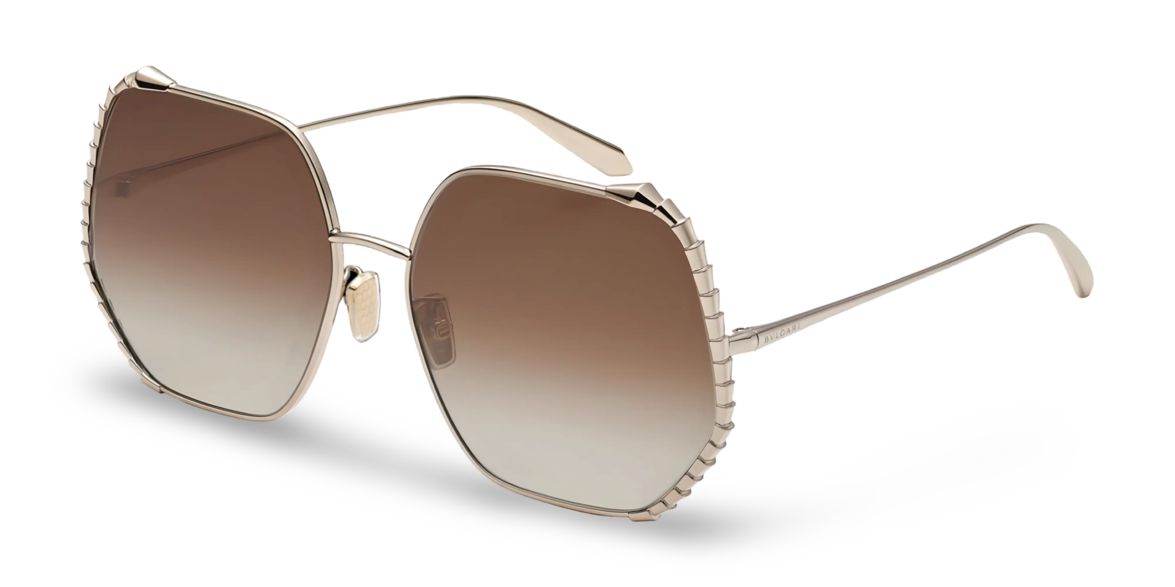 BVLGARI Occhiali Da Sole Geometrico Oro