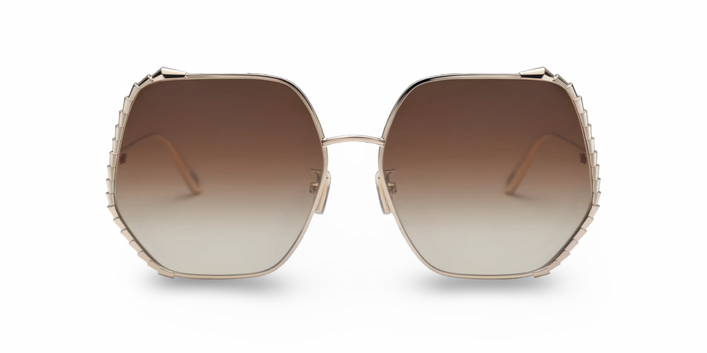 BVLGARI Occhiali Da Sole Geometrico Oro
