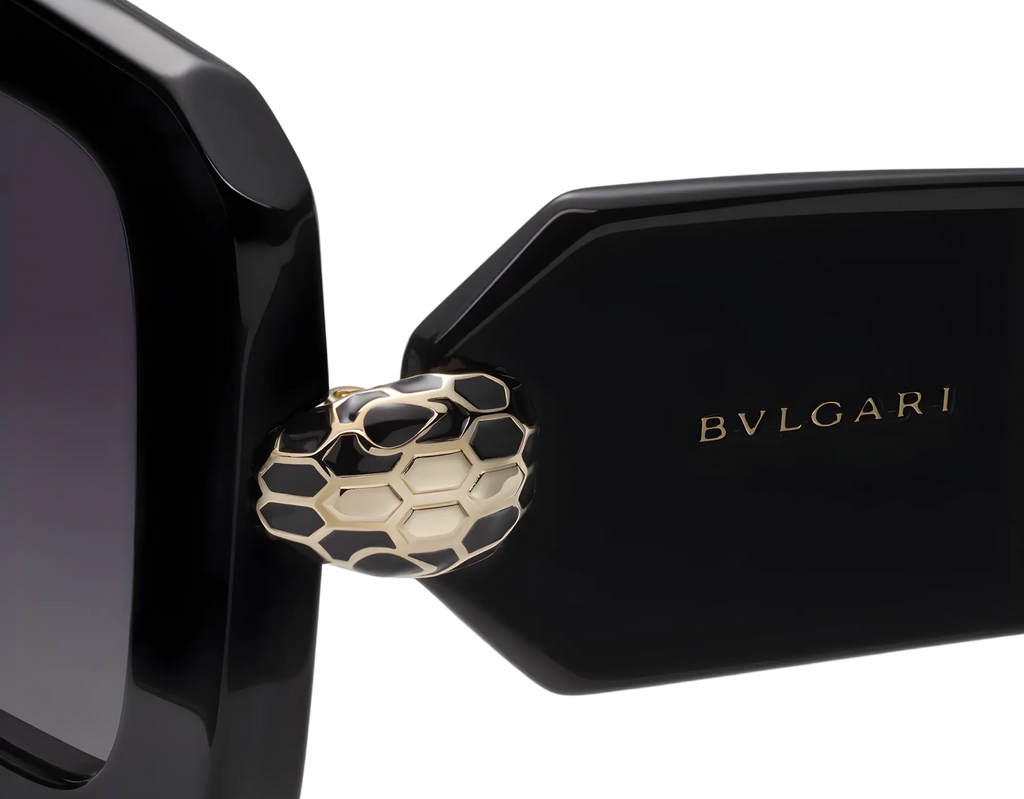BVLGARI Occhiali Da Sole Squadrati Neri