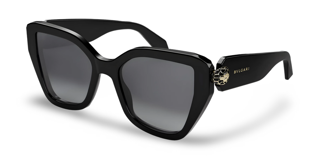 BVLGARI Occhiali Da Sole a Farfalla Neri