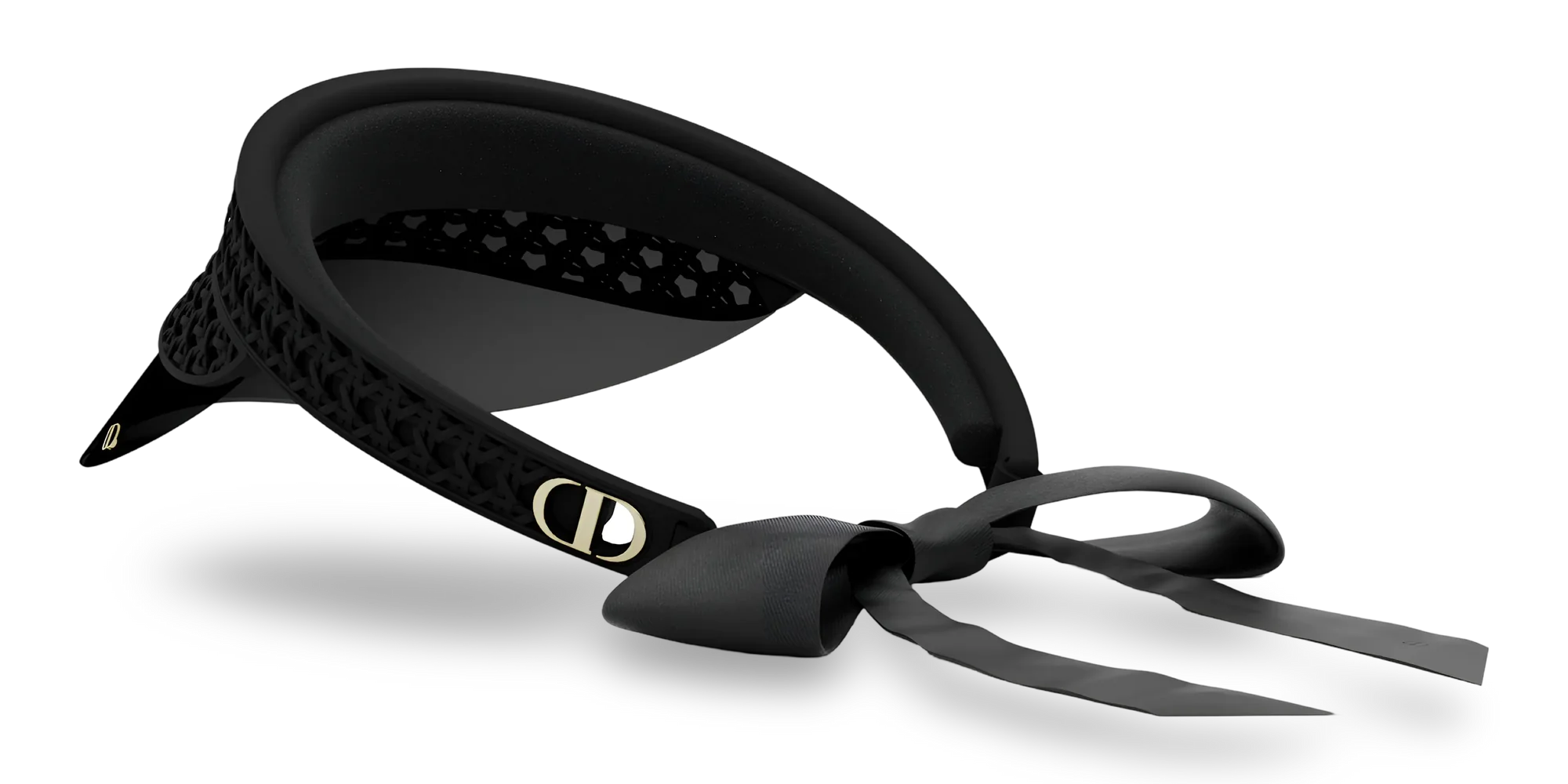 Dior Visiera Con Motivo Cannage Nero Opaco
