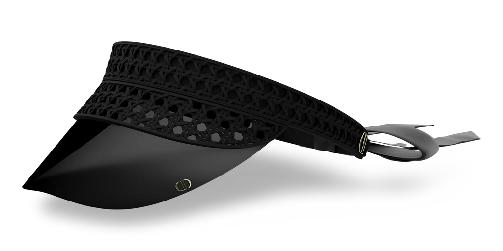 Dior Visiera Con Motivo Cannage Nero Opaco