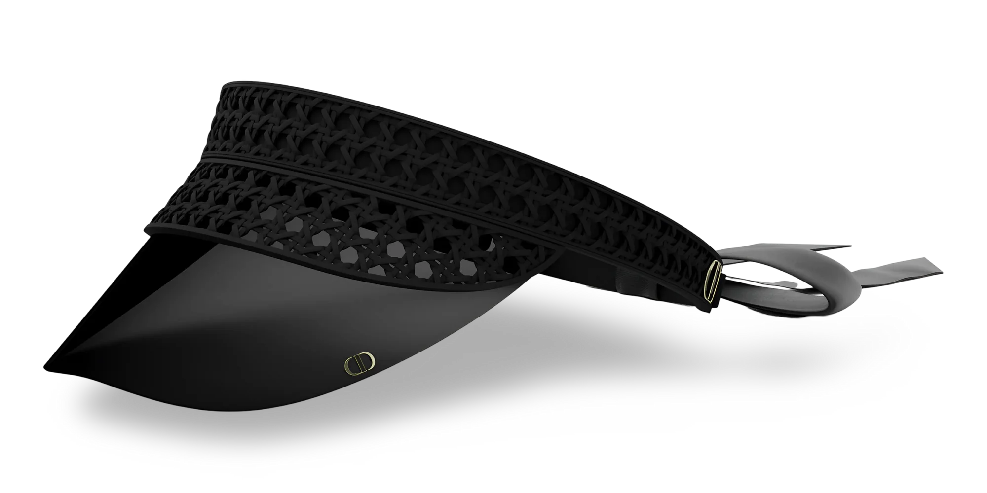 Dior Visiera Con Motivo Cannage Nero Opaco