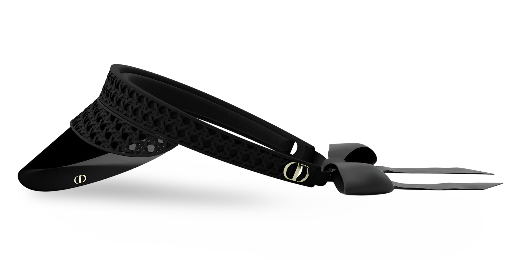 Dior Visiera Con Motivo Cannage Nero Opaco
