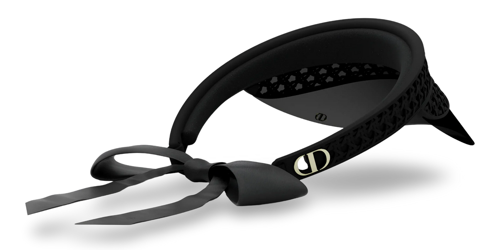 Dior Visiera Con Motivo Cannage Nero Opaco